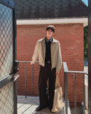 Osel Two-Tuck Wide Slacks