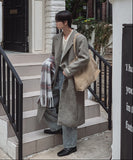 Oden Wool Notched Long Coat