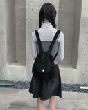 Hearts suede backpack