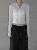 Mayan Lace Hooded Zip-up