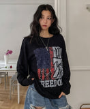 Frame Vintage Print Long Sleeve T-Shirt