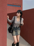 Krappy Halter Sleeveless Cardigan