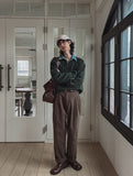 Kona basic three tuck wide pants