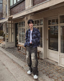 Roku Pintuck Cargo Denim Pants