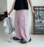 Sid Button Nylon Cargo Pants