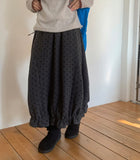 Hillger Brushed Dot Long Skirt