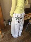 [unisex] Lakani Star Printing Banding Wide Pants