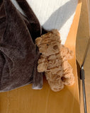 Cortenne teddy bear keyring