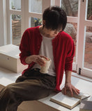 Flat Damage Knit Cardigan