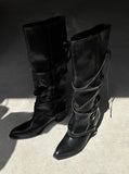 1161 Slouchy Strap Long Boots (6cm)
