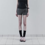 [mnem] Napoleon Detail Shorts