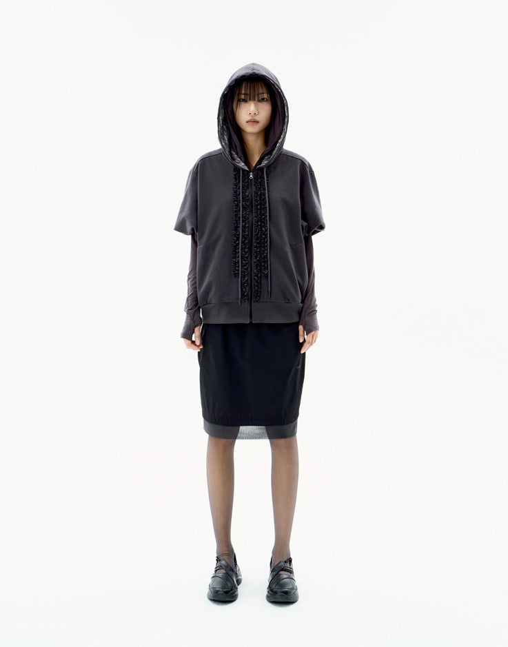 スカート OJOS : 25SS / Layered Mesh Nylon Midi Skirt (3colors) OJOS (オホス ) - レイヤーメッシュナイロンミディスカート