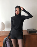 Epi Fold Knit Span Shorts