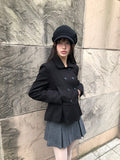 Lowell double-button short jacket