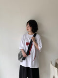 [unisex] Pupons Number Printing Over Short Sleeve Tee