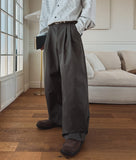 Ber Side Tuck Wide Pants