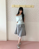 Wakin Frill Midi Skirt