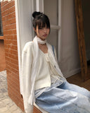 Peron Layered Knit Bolero Cardigan Sleeveless Set
