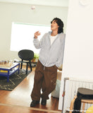 PIGMENT MESH ZIP UP KNIT