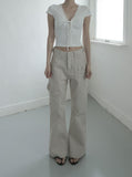 Clia Lace V-neck Tee