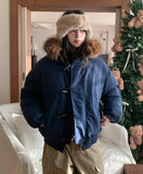 Mer Cape Duffle Fur Jumper