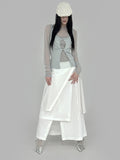 Tsol Unbalanced Wrap Skirt