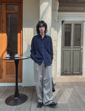 Woobin Two Tuck Wide Slacks