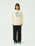 Big Line Bear Smile Hoodie