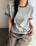 Leron Roll-up Button Short Sleeve T-shirt