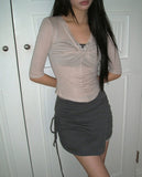 Miview Wrap Skirt Pants