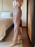 Easy Fit Banding Straight Slacks Pants