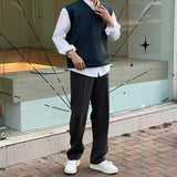 Cathy V-neck Knit Vest