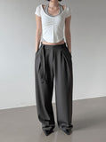 Bandell Strap Pintuck Slacks