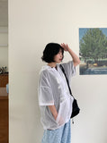 [unisex] Quken Summer Hood Short Sleeve Wind Jumper