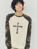 OF CROSS Camo Raglan Long Sleeve T-Shirt