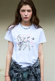 Dear Bloom Crop Short Sleeve Tee