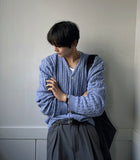 Rown detail cable cardigan