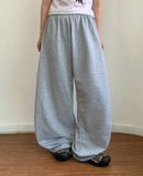 Kimto Summer Banding Wide Pants