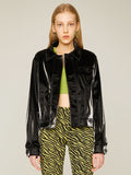 Glossy Leather Jacket