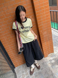 Essini Dot Patch Ringer Short Sleeve Tee