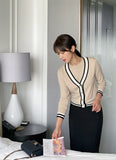 Sade Color Matching Cardigan