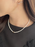 Felin Initial Pearl Necklace