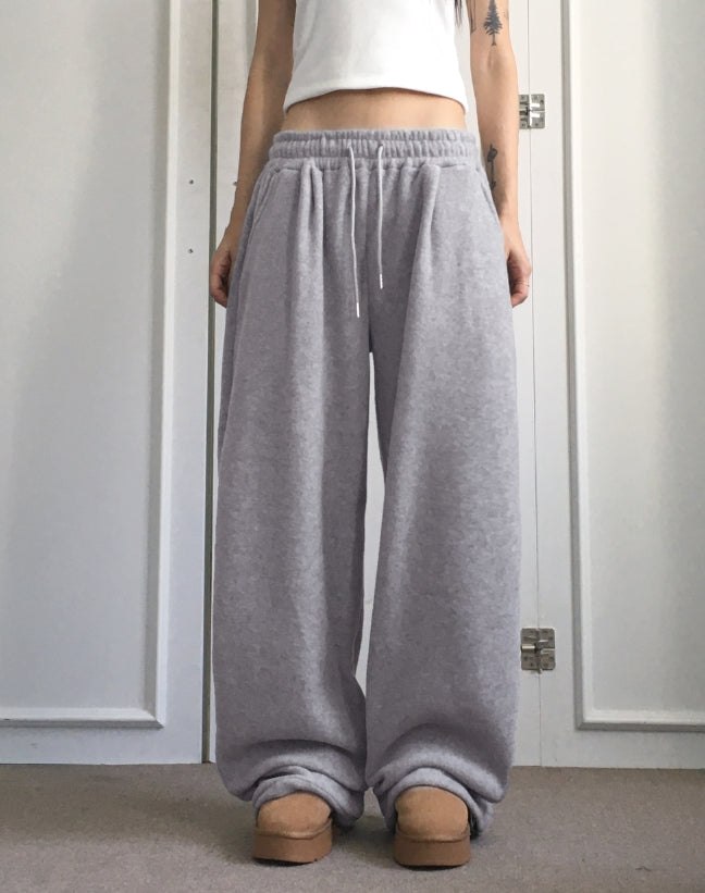【WONDER WONDER】Mirop One-Tuck Fleece Two-Way Wide Pants WONDER WONDER (ワンダーワンダー) - ミロワンタッチフリース2