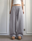 Mirop One-Tuck Fleece Two-Way Wide Pants