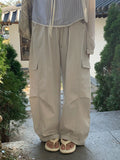 Limin Curve Pintuck Banding Cargo Pants