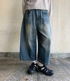 Jordyn Summer Washing Denim Bermuda Pants