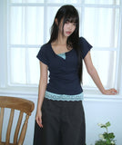 Muro Button Short Sleeve T-shirt