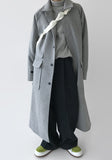 FLAP POCKET LONG COAT