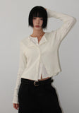 LAYERED RIB CARDIGAN