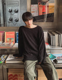 Loove Boucle U-neck Knit
